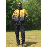Alpha Phi Alpha Faded Bomber Jacket
